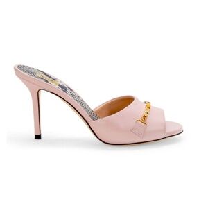 Cavalli Class Pink Heels with Gold Accent